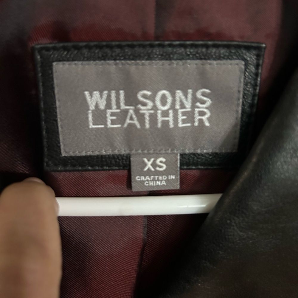 Wilsons Leather Classic Black Women's Jacket XS - Picture 4 of 6